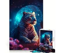 Jaguar Blanco en Marte, Rompecabezas de 1000 Piezas para Adolescentes Pensamiento Claro, interacción Suave, Encaje Firme, Bonito Regalo (50x75cm)