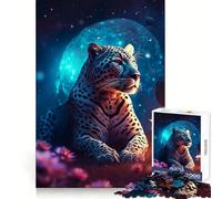 Jaguar Blanco en Marte Rompecabezas difícil para Adultos 1000 Piezas Mejora la concentración Actividad Relajante Corte Suave Regalo de Invierno (38x52cm)