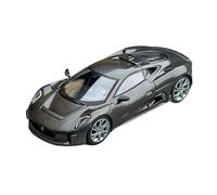 Jaguar C-X75 N.° 997 Miniatura De Metal Fundido A Presión Color Negro Coleccionable para Entusiastas