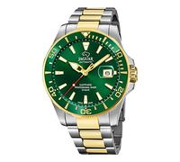 Jaguar Cab.AUTOM.BICO.ESF.Verde. | Multicolor, Reloj Analógico Hombre, Calendario, Cristal Zafiro de Alta Resistencia, Resistente al Agua 20 ATM J887/2 Diver