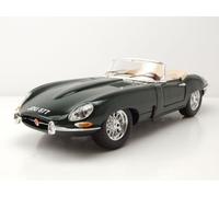 Jaguar Cabrio 1961 Verde Coche a Escala 1:18 Bburago