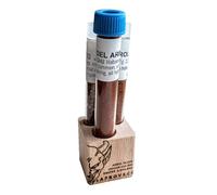 Jaguar, Carolina Reaper y Arbol chile en un cubo tribox de haya con lados redondeados con 3 ampollas de 6gx2g+2g.