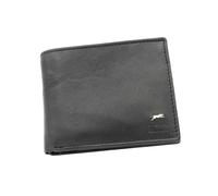 JAGUAR Cartera de hombre de piel auténtica con compartimentos para tarjetas con protección RFID, monedero billetes y documentos, idea de regalo para hombre de diseño clásico, ligera (solo 70 g), color