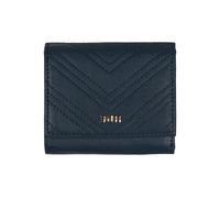 JAGUAR Cartera de mujer pequeña firmada en piel, idea regalo mujer de diseño elegante acolchado, cartera de piel que resulta lujoso al tacto y único en su estilo con costuras exclusivas, turquesa