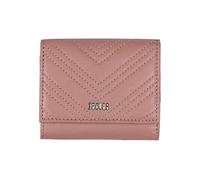JAGUAR Cartera de mujer pequeña firmada en piel, idea regalo mujer de diseño elegante acolchado, cartera de piel que resulta lujoso al tacto y único en su estilo con costuras exclusivas, Peladillas