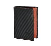 JAGUAR Cartera de Piel Hombre Flore - Carteras de Hombre Elegantes y Seguras | Accesorios Hombres con Bloqueo RFID, Capacidad para 12 Tarjetas y Bolsillos para Billetes (Negro)