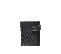 JAGUAR Cartera Hombre Lean - Cartera de Piel Auténtica con Monedero, 7 Tarjeteros y Cremallera Interior | Cartera RFID Antirrobo, Diseño Elegante y Compacto para el Día a Día (Marrón)