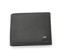 JAGUAR Cartera Hombre Piel Equipado con Ranuras para Tarjetas Protegidas por RFID, Billeteras Regalos Originales para Hombre Diseño Clásico y Refinado, Monedero Tarjetero Ligero (75 g) Negro
