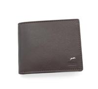 JAGUAR Cartera Hombre Piel Equipado con Ranuras para Tarjetas Protegidas por RFID, Billeteras Regalos Originales para Hombre Diseño Clásico y Refinado, Monedero Tarjetero Ligero (75 g) Marrón