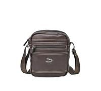 JAGUAR DAKAR Bolso Hombre Bandolera de Piel FLAVIO - Bandoleras Hombre de Cuero Genuino para Hombro o Cruzado. Bolso Bandolera Hombre Pequeño, Regalo Original para Hombre, Marrón Vintage