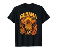 Jaguar de Guyana, Gato de la Selva al Atardecer, Animal Tropical de la Vida Silvestre Camiseta