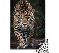 Jaguar en la Selva 1000 Piezas Stock De Cartas Premium Rompecabezas Conjunto Amantes De La Familia Divertido Juego Alivio del Estrés Decoración De Paredes 52x38cm/1000pcs