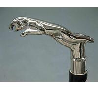 Jaguar Head Victorian Vintage Plegable Madera de Latón Sólido Estilo Vintage Bastón de Paseo Estilo Antiguo Palo de Madera Antqiue Pomo de Mango de Regalo