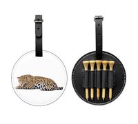 Jaguar in den - Bolsa de almacenamiento para camisetas de golf con estampado negro, diseño portátil, fácil de organizar, Black, Talla única
