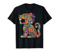 Jaguar Mexicano Azteca civilización Antigua Arte indígena Camiseta