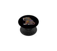 Jaguar Mexicano Azteca civilización Antigua Arte indígena PopSockets PopGrip Adhesivo
