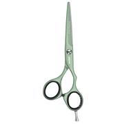 JAGUAR Pastell Plus Matcha Crane - Tijeras de peluquería con diseño de grúa, revestimiento metálico hipoalergénico y resistente, fabricado en Alemania