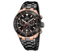 JAGUAR Ceramic Reloj para Hombre Analógico de Cuarzo con Brazalete de Acero Inoxidable J1023/1