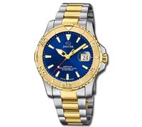 JAGUAR Reloj Hombre Analógico de Acero Inoxidable 316l Multicolor - Movimiento de Cuarzo - Calendario - Cristal Zafiro de Alta Resistencia - Resistente al Agua 20 ATM J970/2 Couple Diver