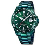 Jaguar Reloj Hombre Acero Verde jaguar Pro Diver Buzo Reloj de Pulsera Uj988/1