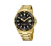 JAGUAR Reloj Hombre Analógico de Acero Inoxidable 316l Dorado - Movimiento de Cuarzo - Calendario - Cristal Zafiro de Alta Resistencia - Resistente al Agua 20 ATM Elegante J877/3 Executive