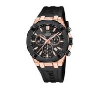 Jaguar Reloj de Hombre Silicona Negro jaguar Diplomatic Pulsera Uj1015/1