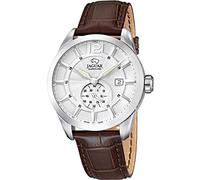 Jaguar Reloj Modelo J663/1 de la colección ACAMAR, Caja de 43 mm Blanco con Correa de Piel marrón para Caballero