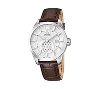 Jaguar Reloj Modelo J663/1 de la colección ACAMAR, Caja de 43 mm Blanco con Correa de Piel marrón para Caballero