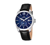 Jaguar Swiss Watches Reloj Modelo J663/4 ACAMAR Caja 43 mm negra Correa piel negra para caballero