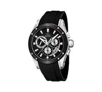 Reloj Jaguar para Hombre J688/1 Special Edition Caja de Acero Inoxidable 316l Plateado Correa de Caucho Negro