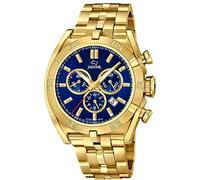 JAGUAR Reloj Modelo J853/3 de la colección Executive, Caja de 45,8 mm Azul con Correa de Acero Chapado para Caballero