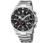 Jaguar Reloj Modelo J861/3 de la colección Executive, Caja de 43,5 mm Negro con Correa de Acero para Caballero