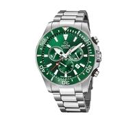 JAGUAR Reloj Modelo J861/4 de la colección Executive, Caja de 43,5 mm Verde con Correa de Acero para Caballero