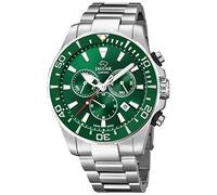 JAGUAR Reloj Modelo J861/4 de la colección Executive, Caja de 43,5 mm Verde con Correa de Acero para Caballero