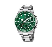 JAGUAR Reloj Modelo J861/4 de la colección Executive, Caja de 43,5 mm Verde con Correa de Acero para Caballero