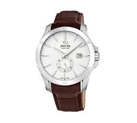 Reloj Jaguar para Hombre J878/1 Acamar Caja de Acero Inoxidable 316l Plateado Correa de Cuero Marrón