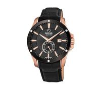 JAGUAR Reloj Modelo J882/1 de la colección ACAMAR, Caja de 44 mm Negro con Correa de Piel Negro para Caballero