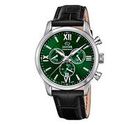 JAGUAR Reloj Modelo J884/3 de la colección ACAMAR, Caja de 41,5 mm Verde con Correa de Piel Negro para Caballero