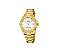 JAGUAR Reloj Modelo J898/3 de la colección Woman, Caja de 34 mm Blanco con Correa de armys Chapado para señora