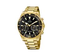 JAGUAR Reloj Modelo J899/3 de la colección Connected, Caja de 45,7 mm Negro con Correa de Acero Chapado para Caballero