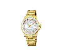 JAGUAR Reloj Mujer J895/A Nueva I-Size Caja de Acero Inoxidable Dorado Correa de Acero Inoxidable Dorado