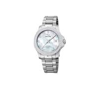 JAGUAR Reloj Mujer Analógico de Acero Inoxidable 316l Plateado - Movimiento de Cuarzo - Cristal de Zafiro de Alta Resistencia - Resistente al Agua 20 ATM - Calendario J892/1 - Executive