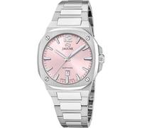 JAGUAR Reloj Mujer J1027/3 Rondcarre Caja de Acero Inoxidable 316l Plateado Correa de Acero Inoxidable 316l Plateado