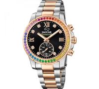 JAGUAR Reloj Mujer J981/5 Connected Lady Caja de Acero Inoxidable 316l Multi Correa de Acero Inoxidable 316l Plateado
