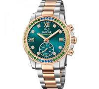 JAGUAR Reloj Mujer J981/6 Connected Lady Caja de Acero Inoxidable 316l Multi Correa de Acero Inoxidable 316l Plateado