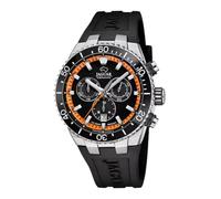 Jaguar Reloj Suizo J1021/4 Hombre - Cronógrafo, Cristal Zafiro, Negro, Detalle Naranja