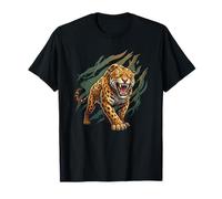 Jaguar Roaring Predator Spirit Animal Jungle Camiseta