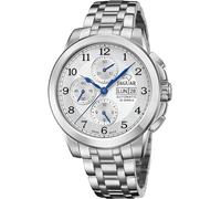 JAGUAR Swiss Made Reloj Automático Hombre de Acero Inoxidable 316L | Analógico, Calendario, Cristal Zafiro de Alta Resistencia, Resistente al Agua 10 ATM J978/1, Esfera Plateada, Hipoalergénico
