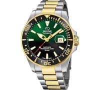 JAGUAR Swiss Made Reloj Automático Hombre de Acero Inoxidable 316L Dorado | Analógico, Calendario, Cristal Zafiro de Alta Resistencia, Resistente al Agua 20 ATM J887/4, Cierre Desplegable