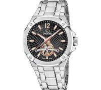 JAGUAR Swiss Made Reloj Automático Hombre de Acero Inoxidable 316l Plateado | Reloj Analógico Hombre, Cristal Zafiro de Alta Resistencia, Resistente al Agua 10 ATM J1007/4 Automatico, Esfera Negra